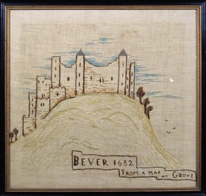 Wandteppich des Zweiten Schlosses, nach einem Original von 1632 von Lady Victoria Manners